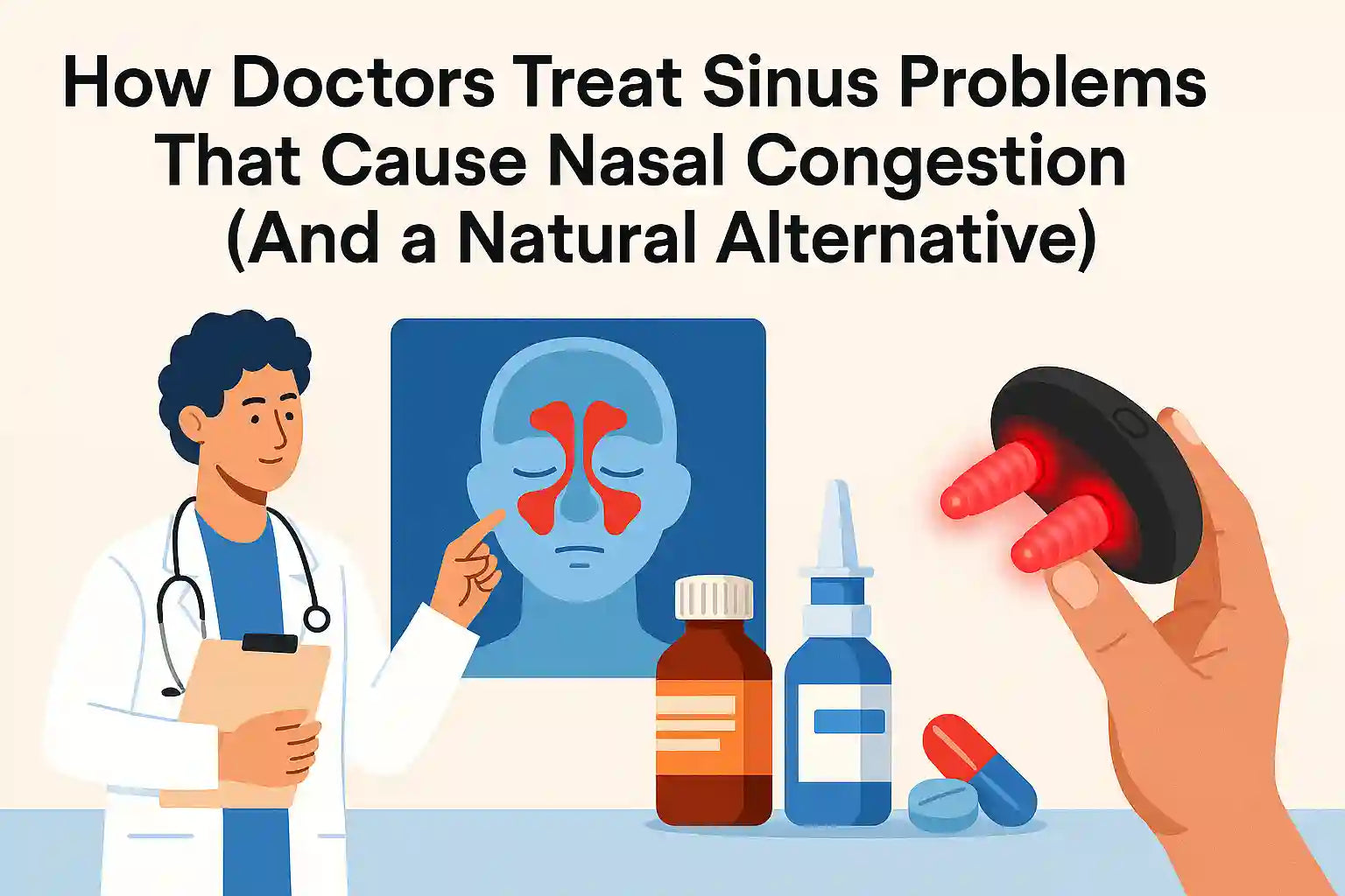 How Doctors Treat Sinus Problems That Cause Nasal Congestion (And a Natural Alternative)