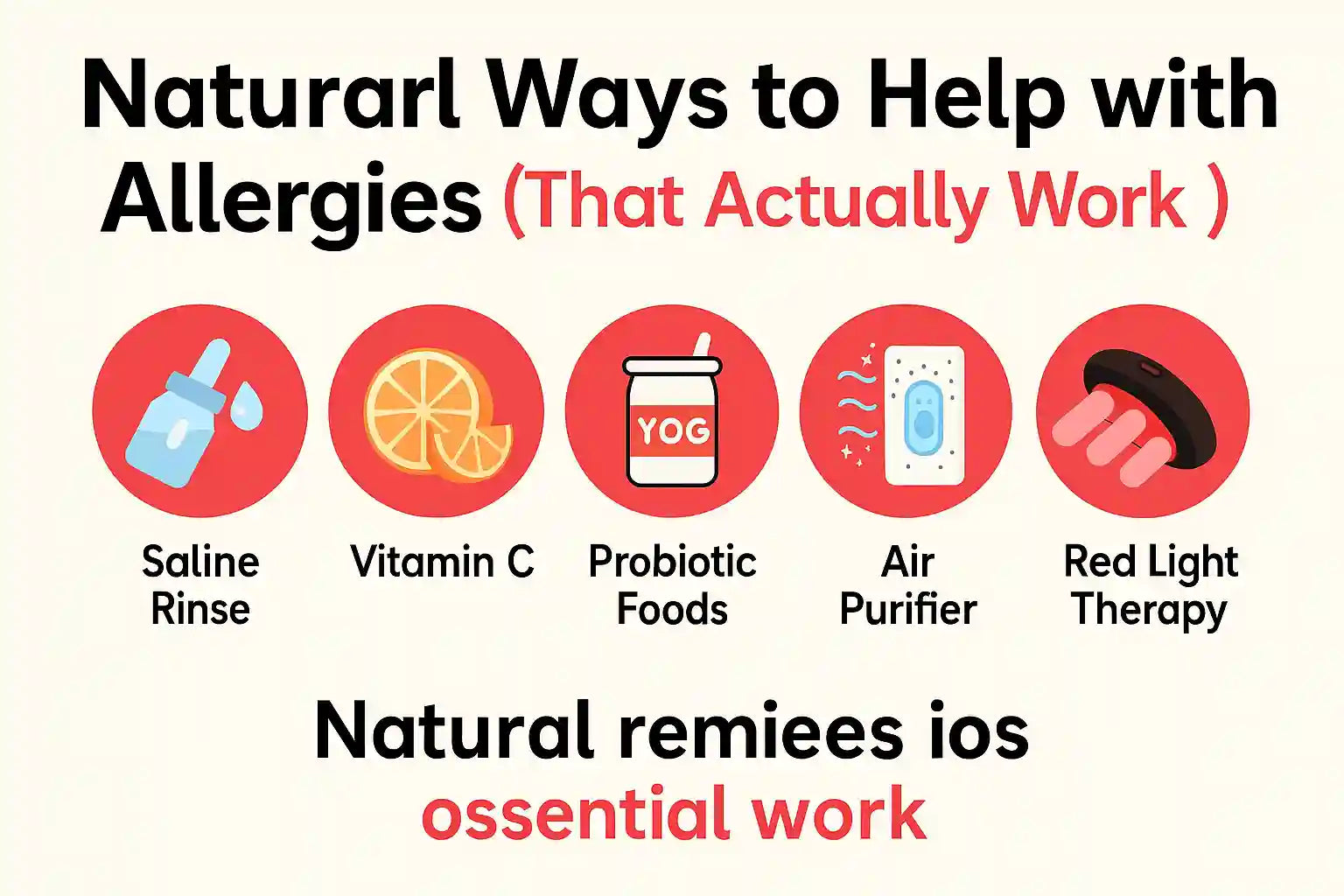 Natural Ways to Help with Allergies (That Actually Work)