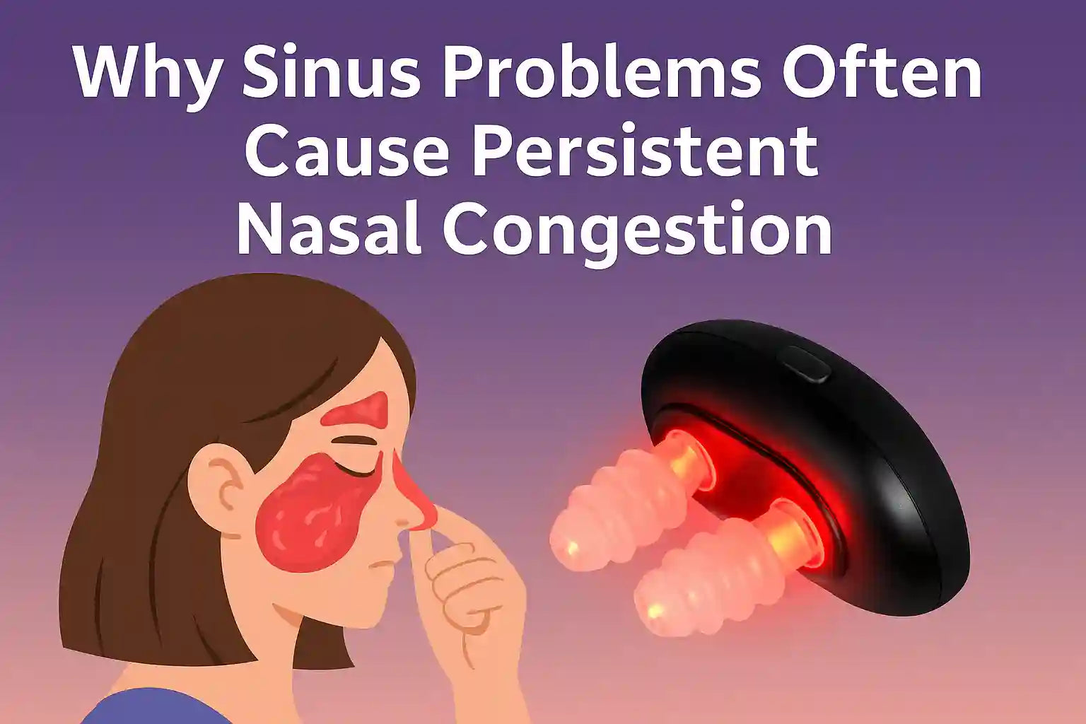 Why Sinus Problems Often Cause Persistent Nasal Congestion
