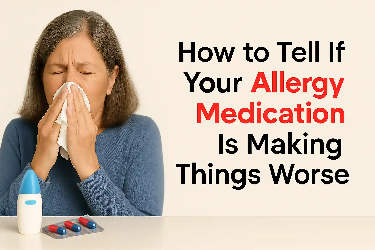 How to Tell If Your Allergy Medication Is Making Things Worse