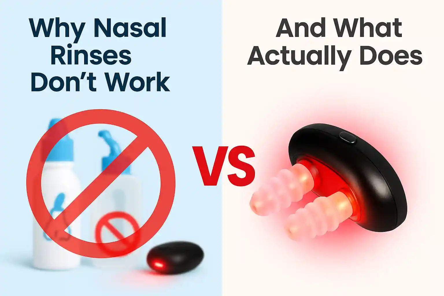 Why Nasal Rinses Don’t Work (And What Actually Does)