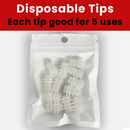 RedBud nasal therapy device with replaceable tip accessories shown separately for hygienic use